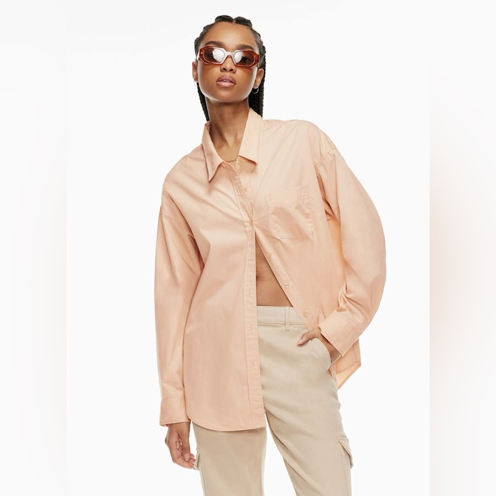 Wilfred Free Relaxed Organic cotton button-up shirt size medium